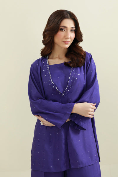 3 Piece - Embellished Suit - KPS25-P3501 - Shop Now at Kayseria