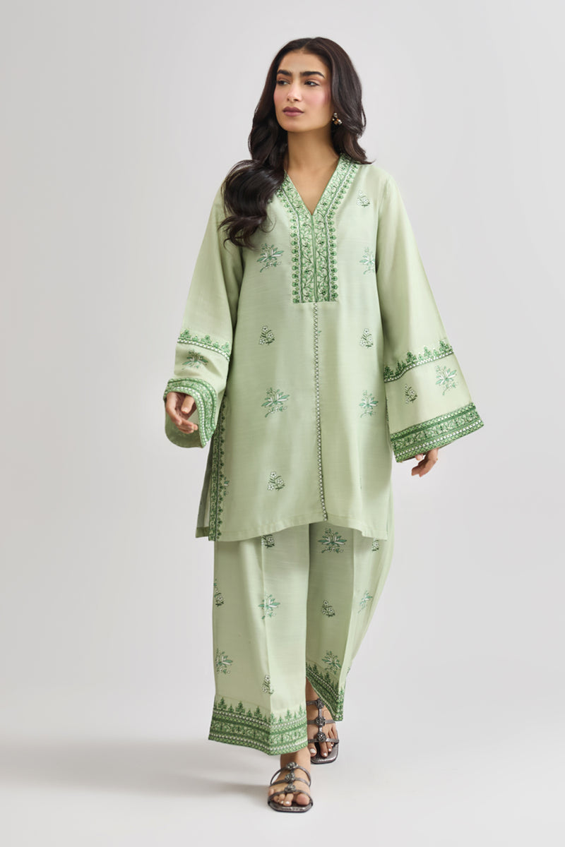 RAW SILK | EMBROIDERED