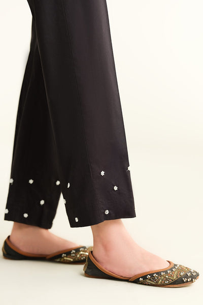 Embellished Cambric Trousers - KPS25-P3632 - Shop Now at Kayseria