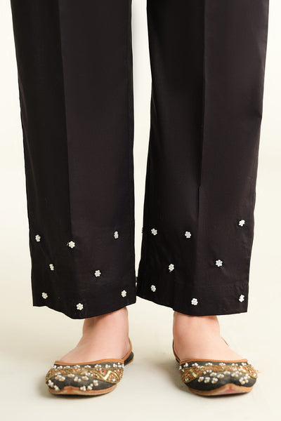 Embellished Cambric Trousers - KPS25-P3632 - Shop Now at Kayseria