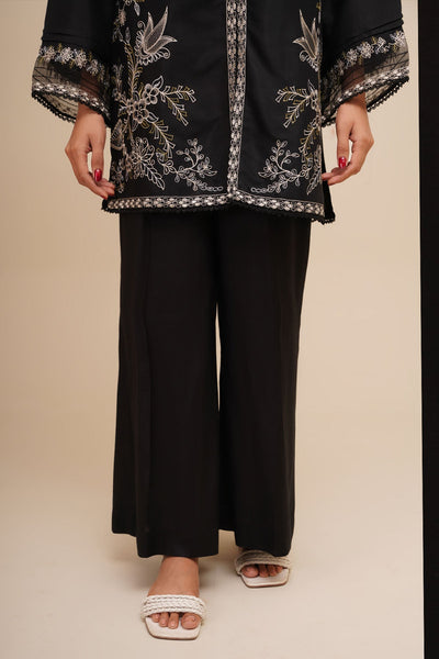 Dyed Silk Trousers - KPS25-P3635 - Shop Now at Kayseria