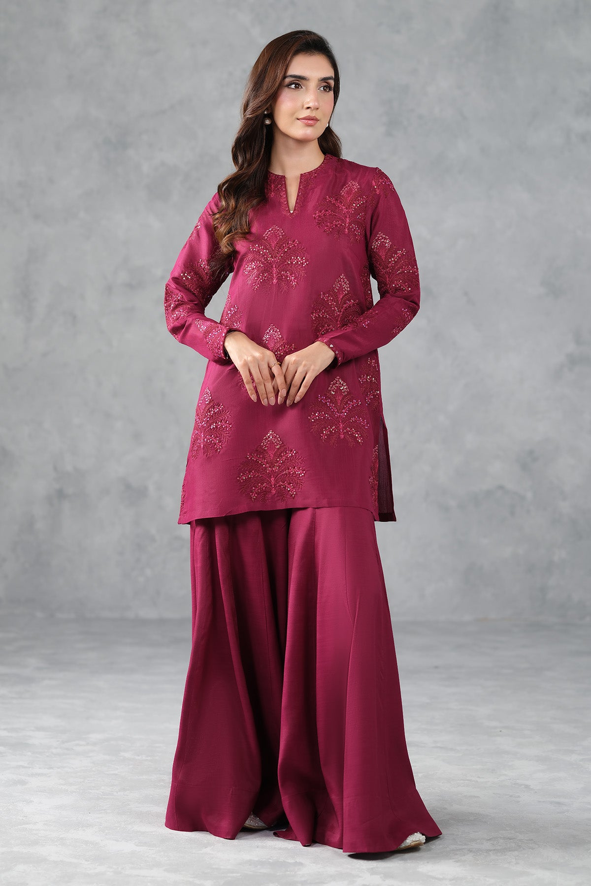 RAW SILK | EMBROIDERED