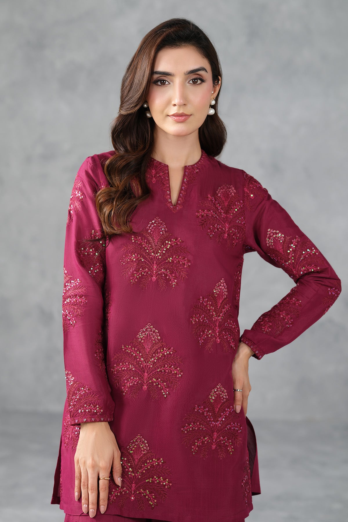 RAW SILK | EMBROIDERED