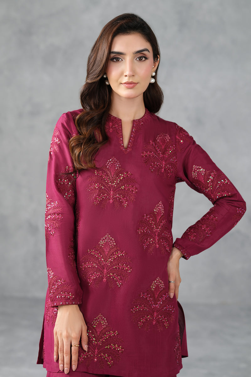 RAW SILK | EMBROIDERED