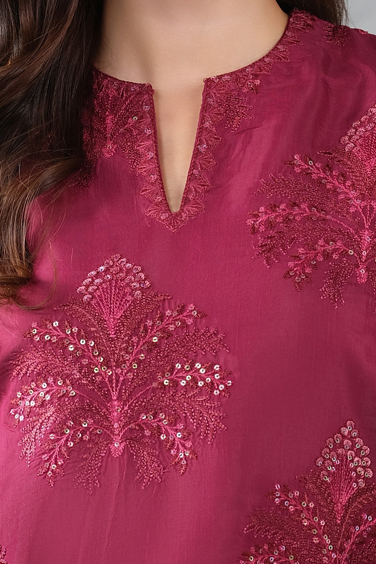 RAW SILK | EMBROIDERED