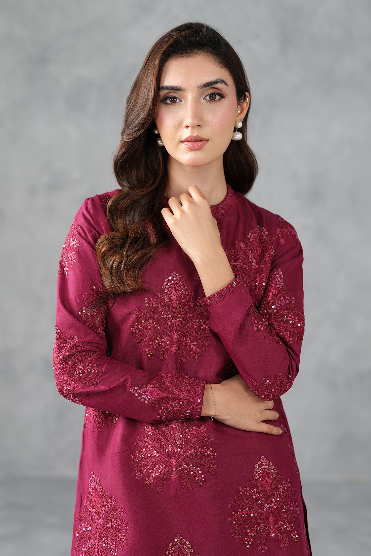 RAW SILK | EMBROIDERED