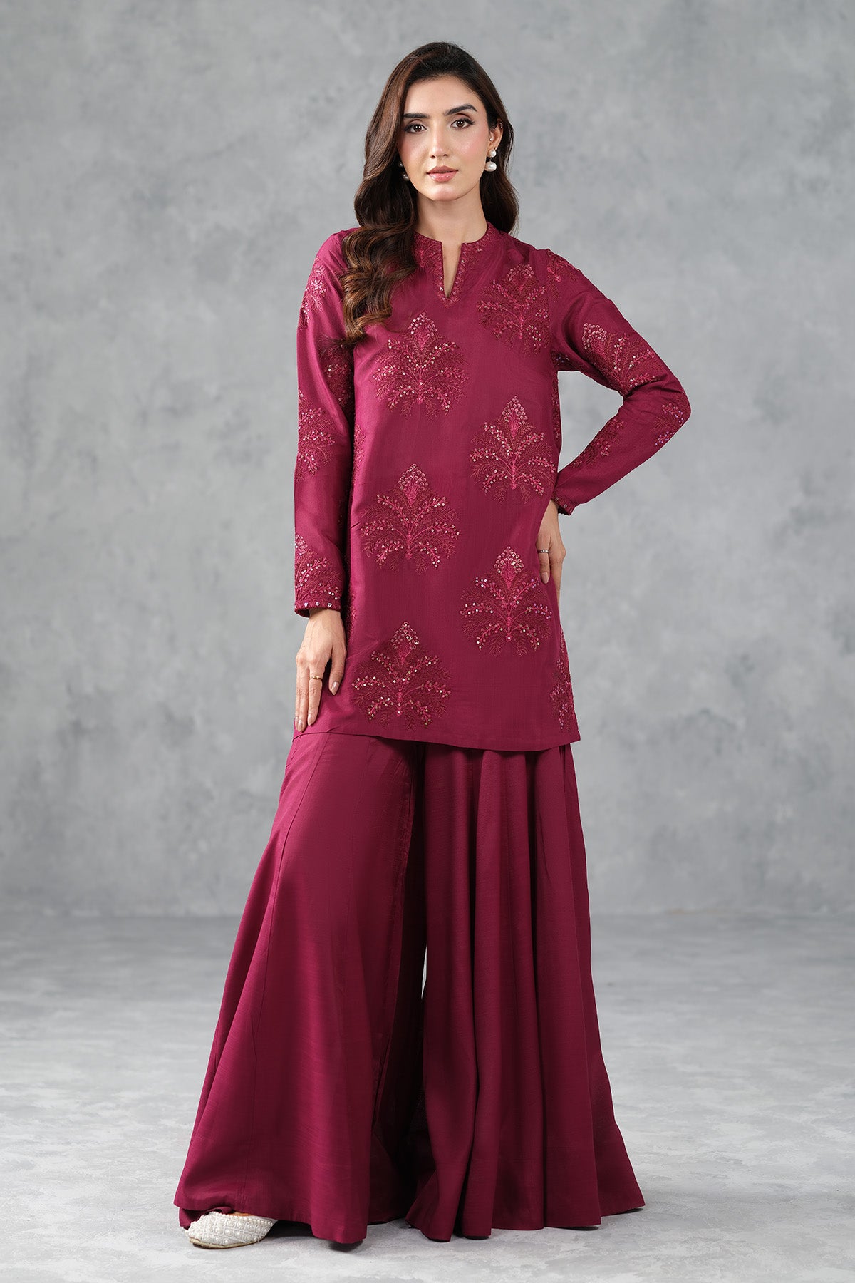 RAW SILK | EMBROIDERED