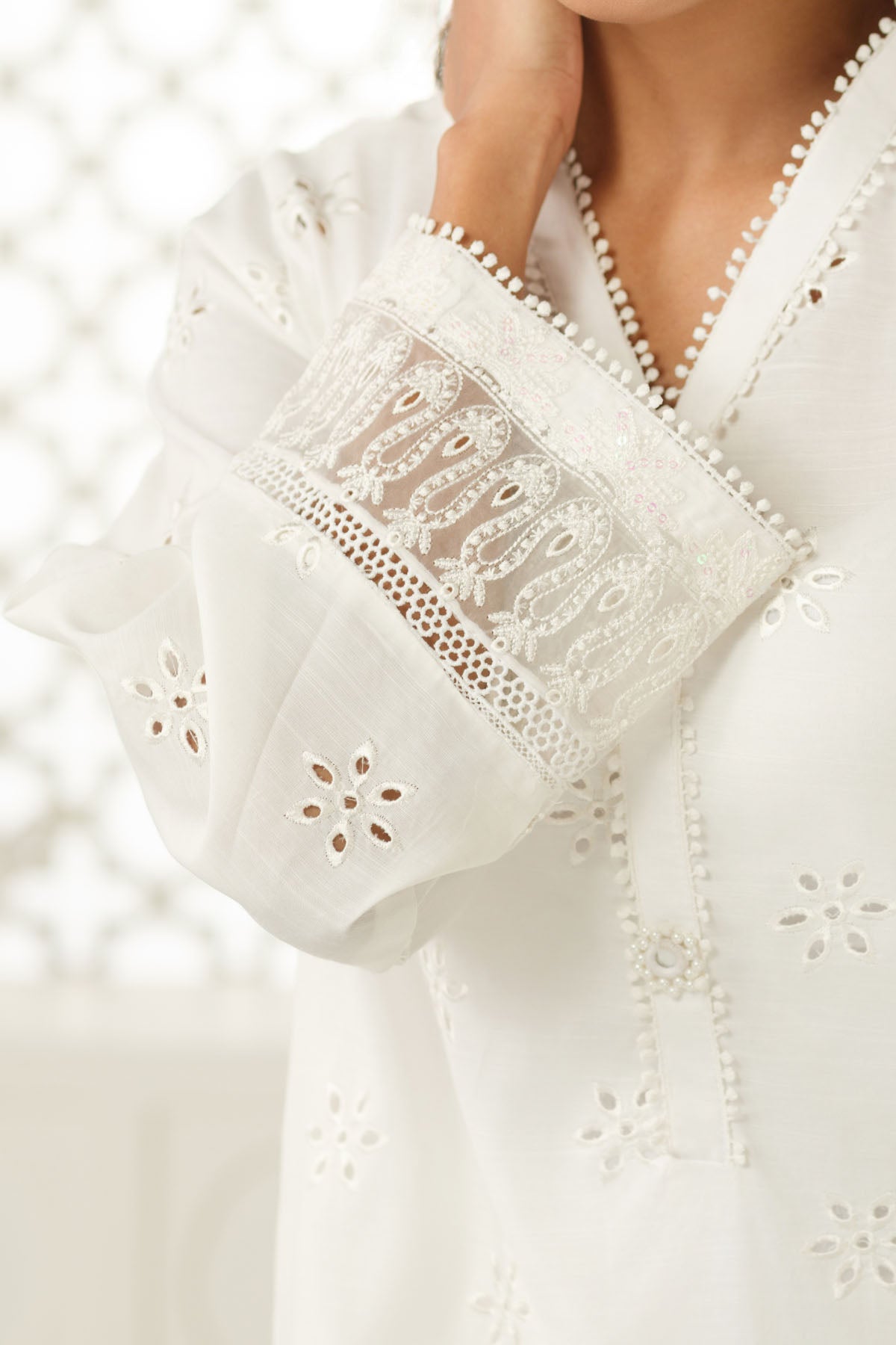 RAW SILK | EMBROIDERED