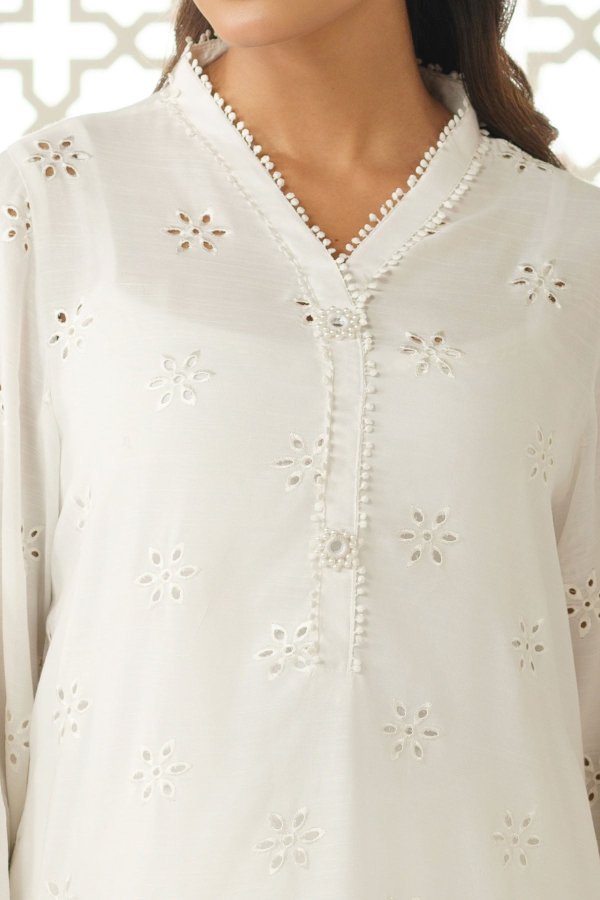 RAW SILK | EMBROIDERED