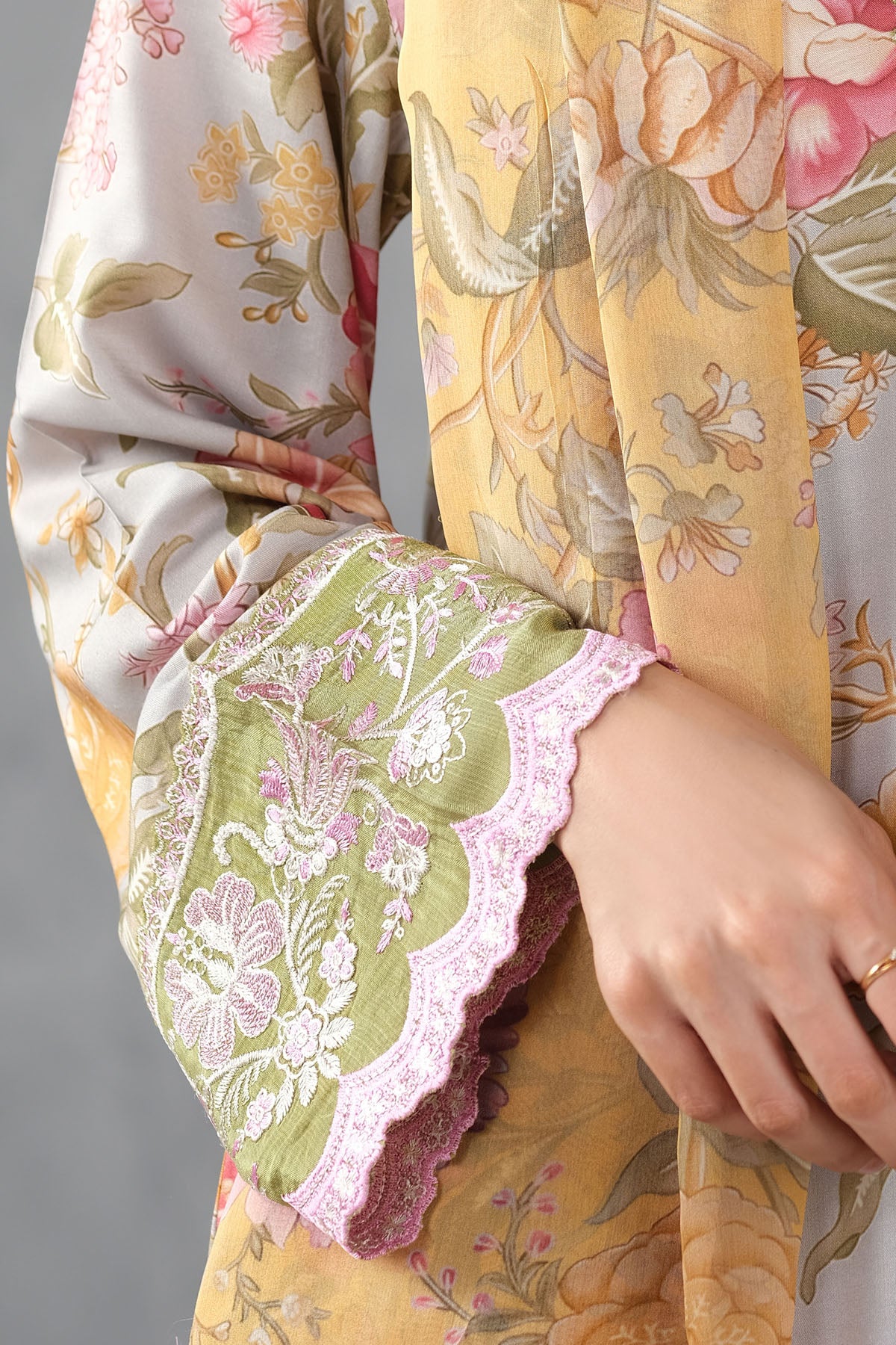 RAW SILK | EMBROIDERED