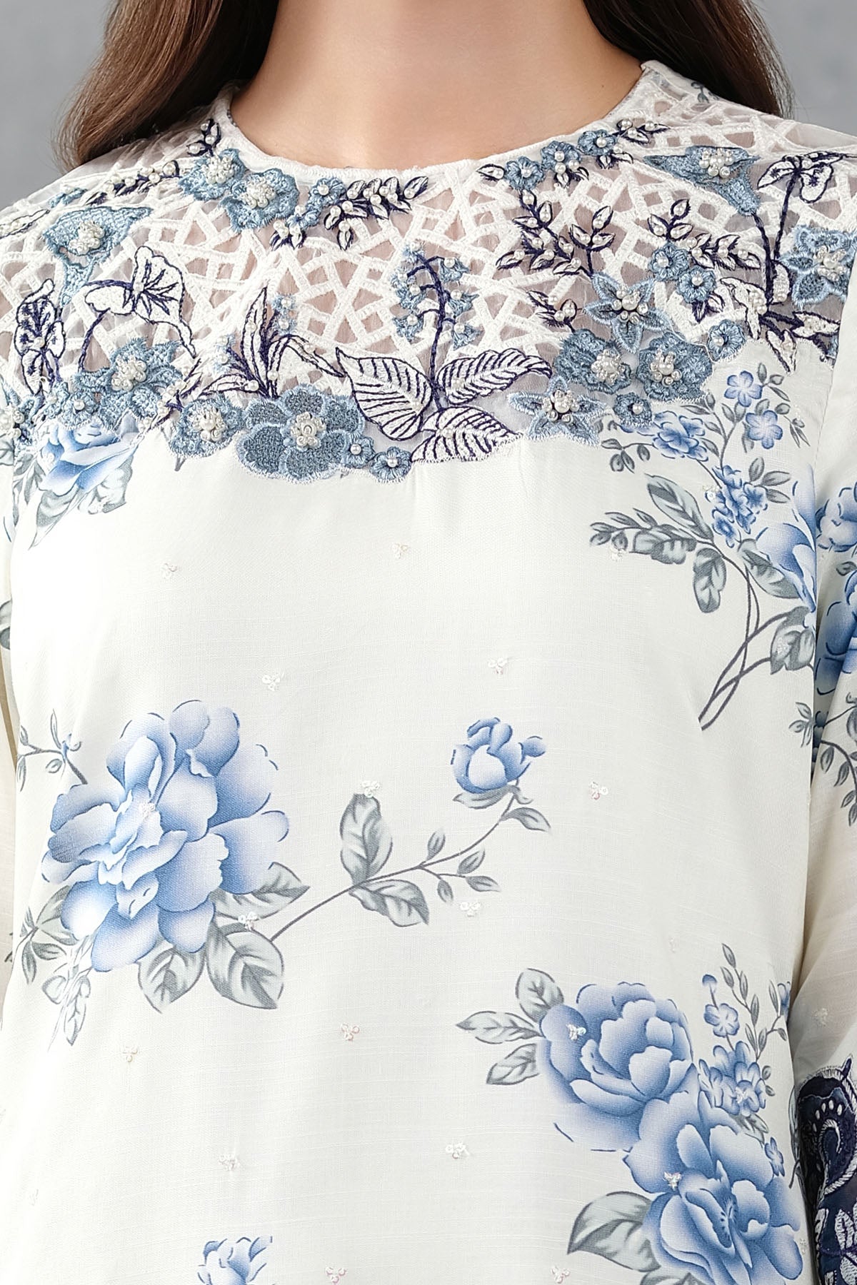 RAW SILK | EMBROIDERED