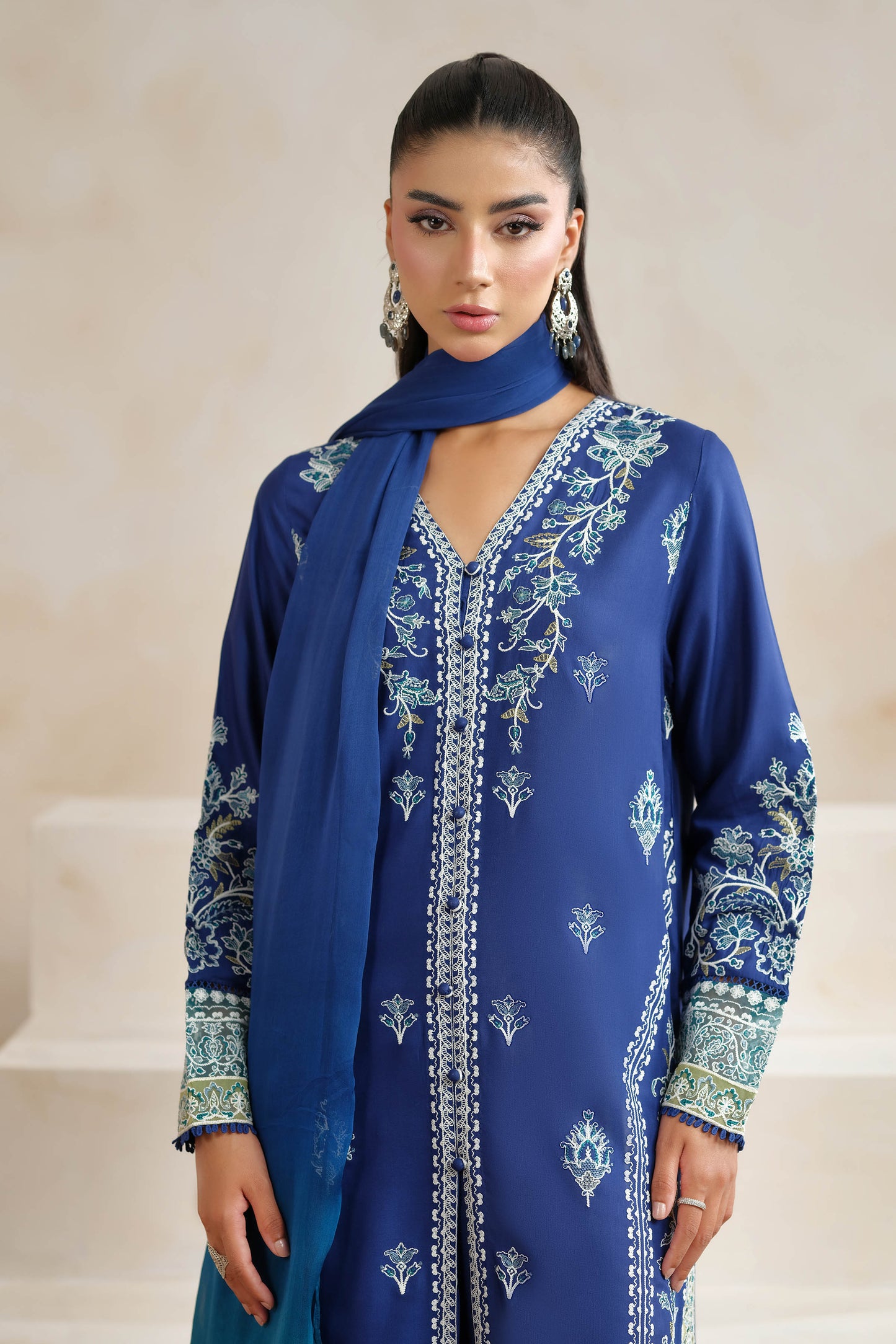 RAW SILK | EMBROIDERED