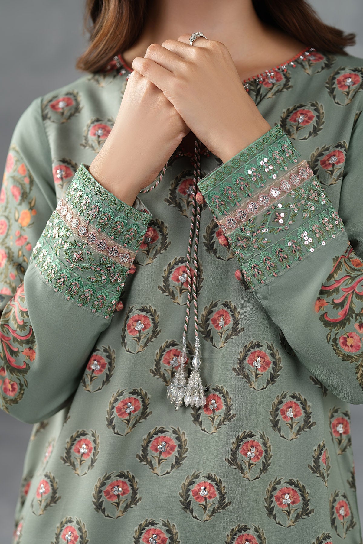 RAW SILK | EMBROIDERED