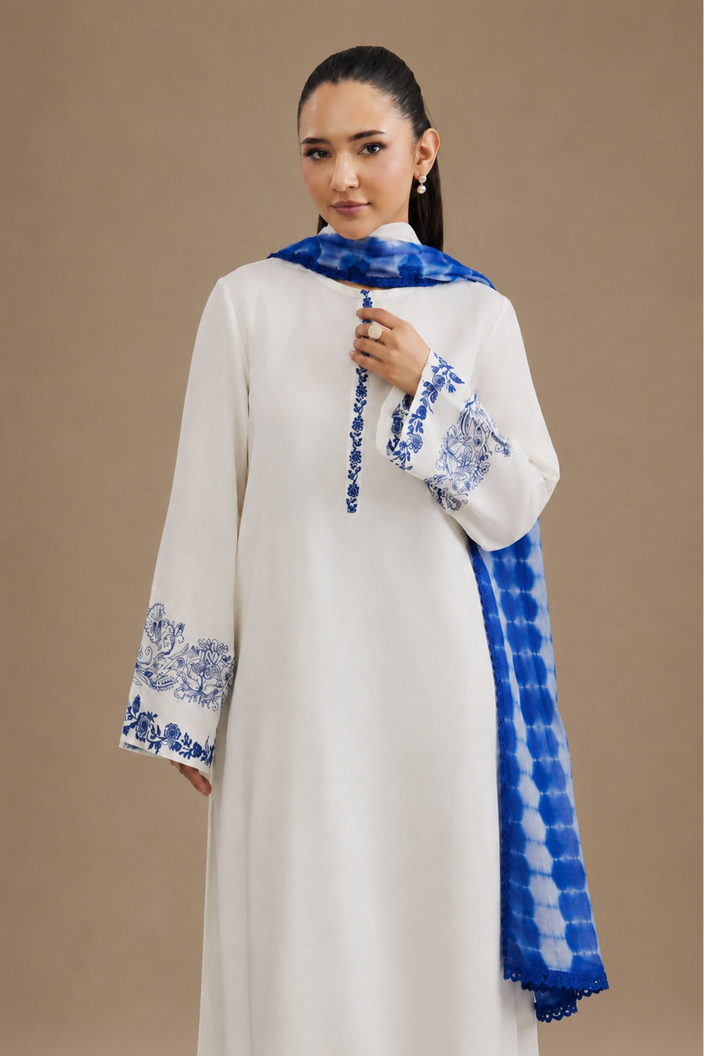 RAW SILK | EMBROIDERED
