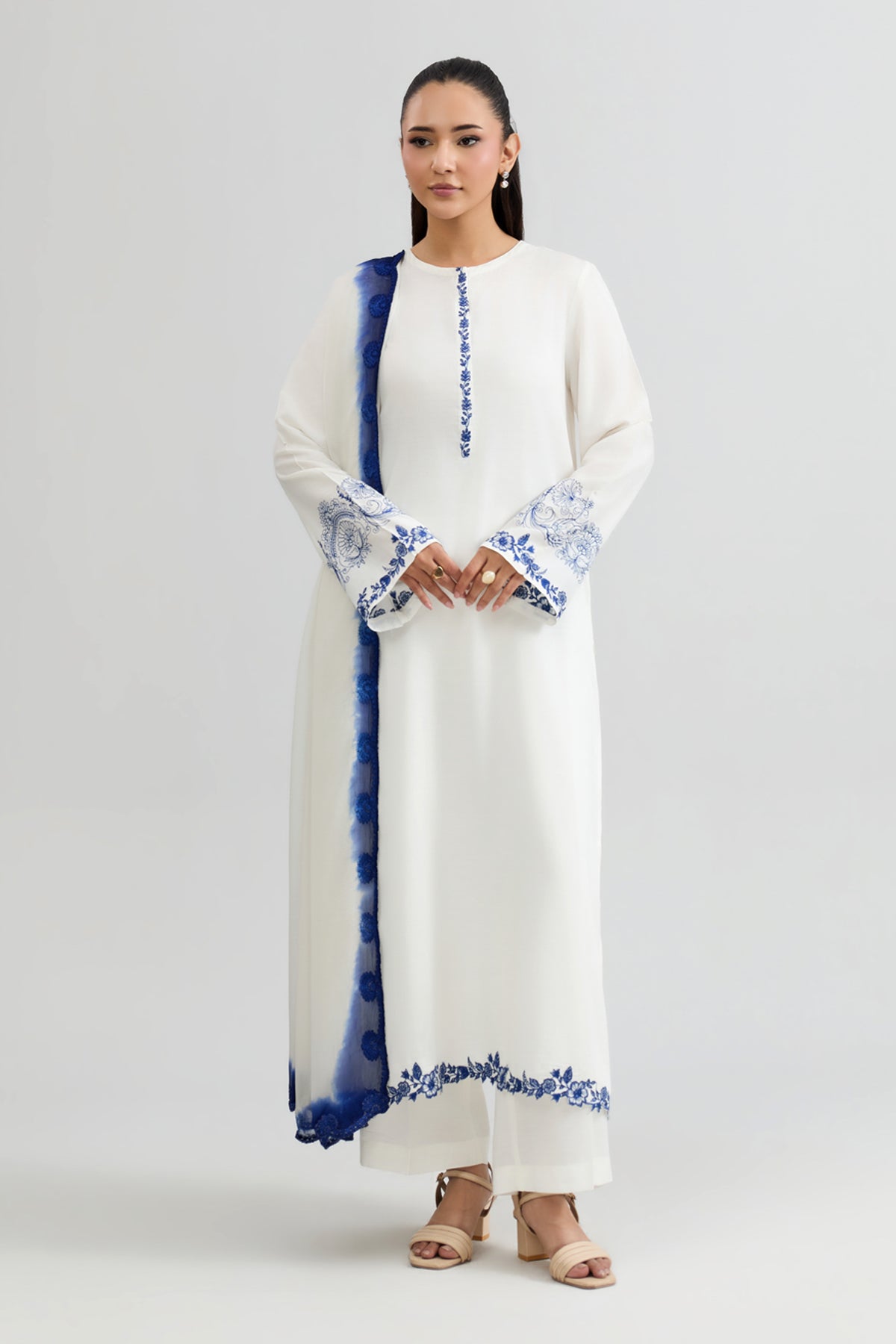 RAW SILK | EMBROIDERED