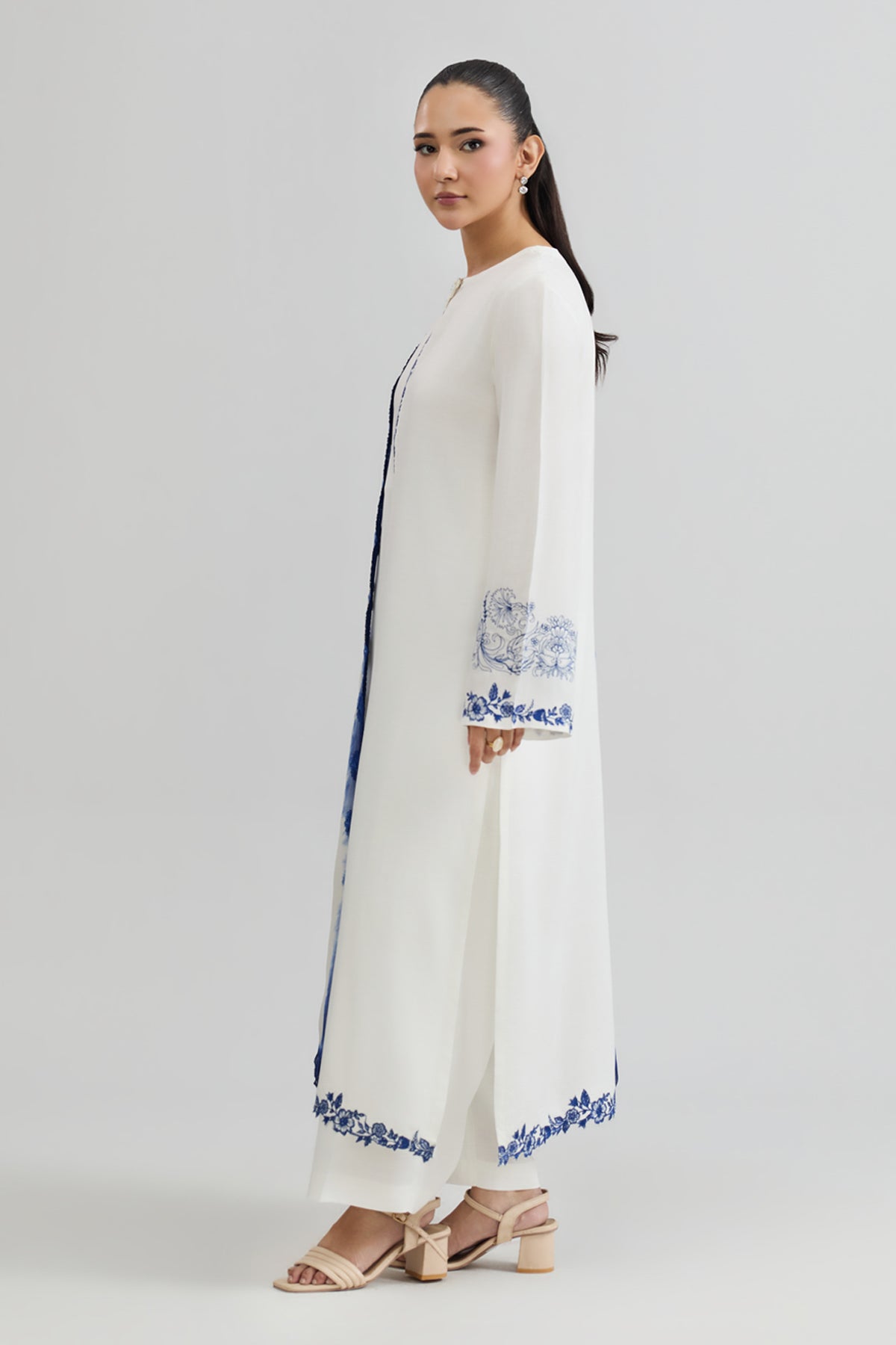 RAW SILK | EMBROIDERED