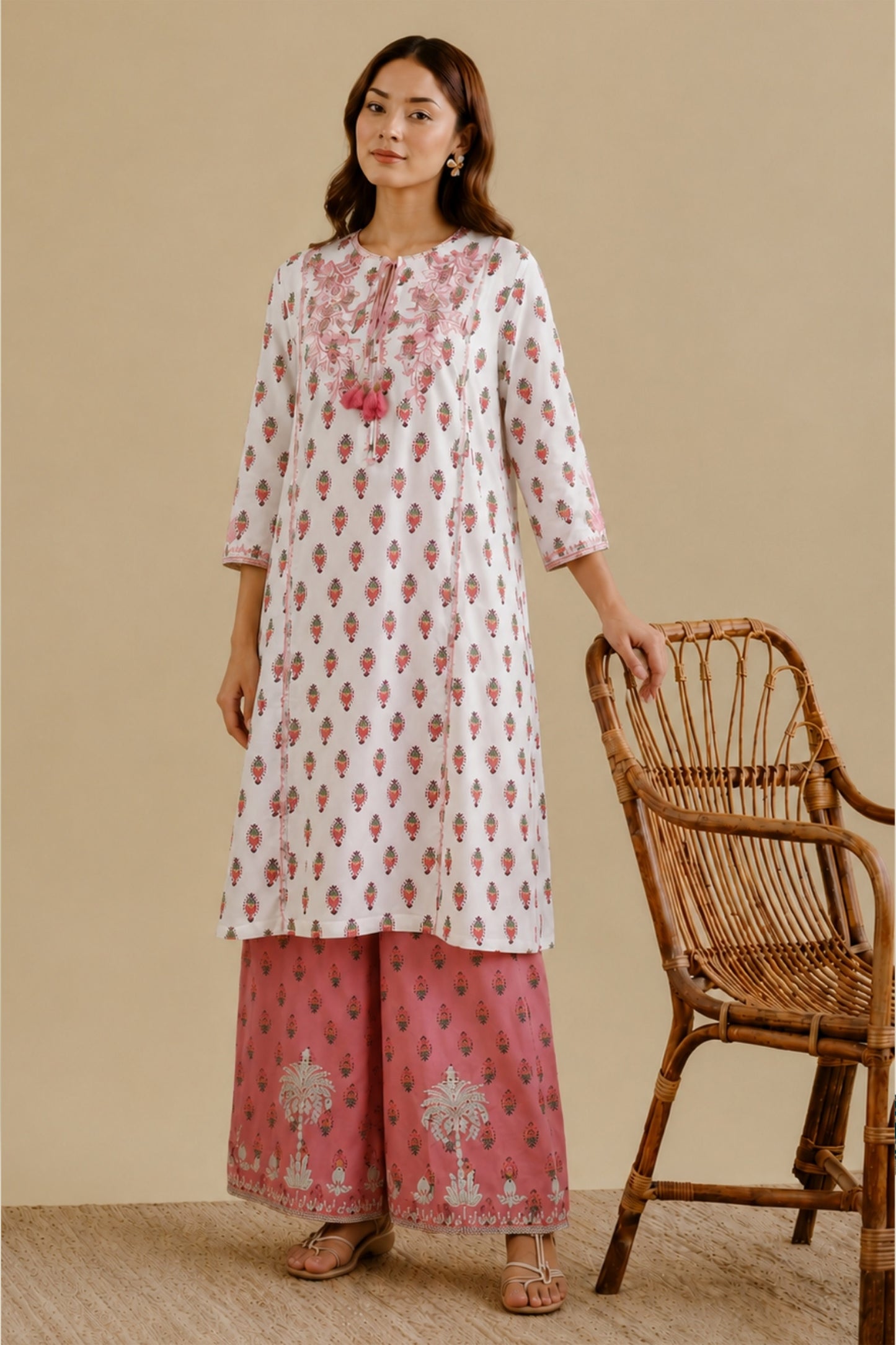 RAW SILK | EMBROIDERED