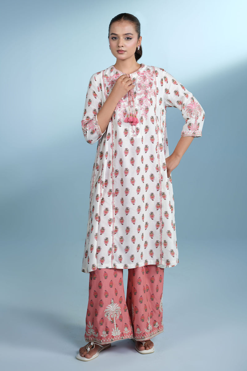 RAW SILK | EMBROIDERED