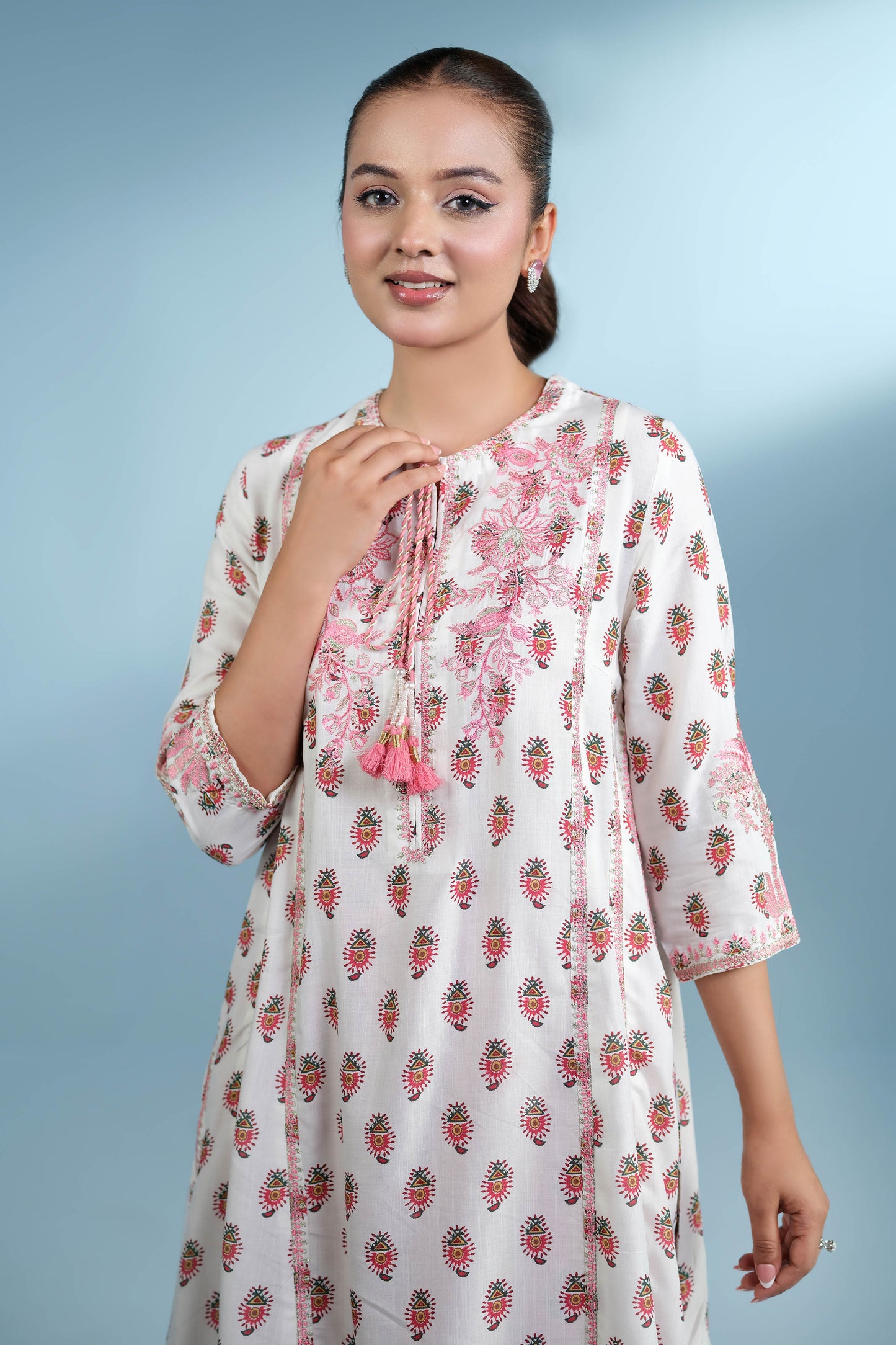 RAW SILK | EMBROIDERED