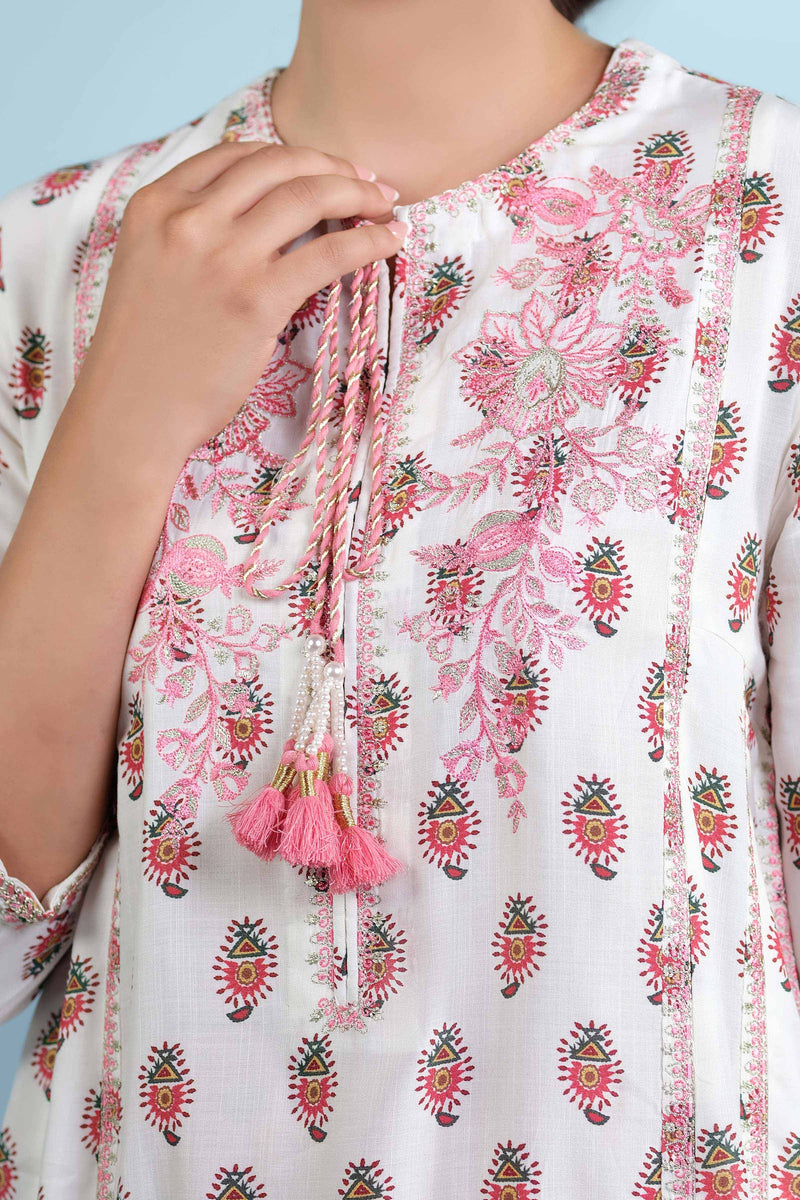 RAW SILK | EMBROIDERED