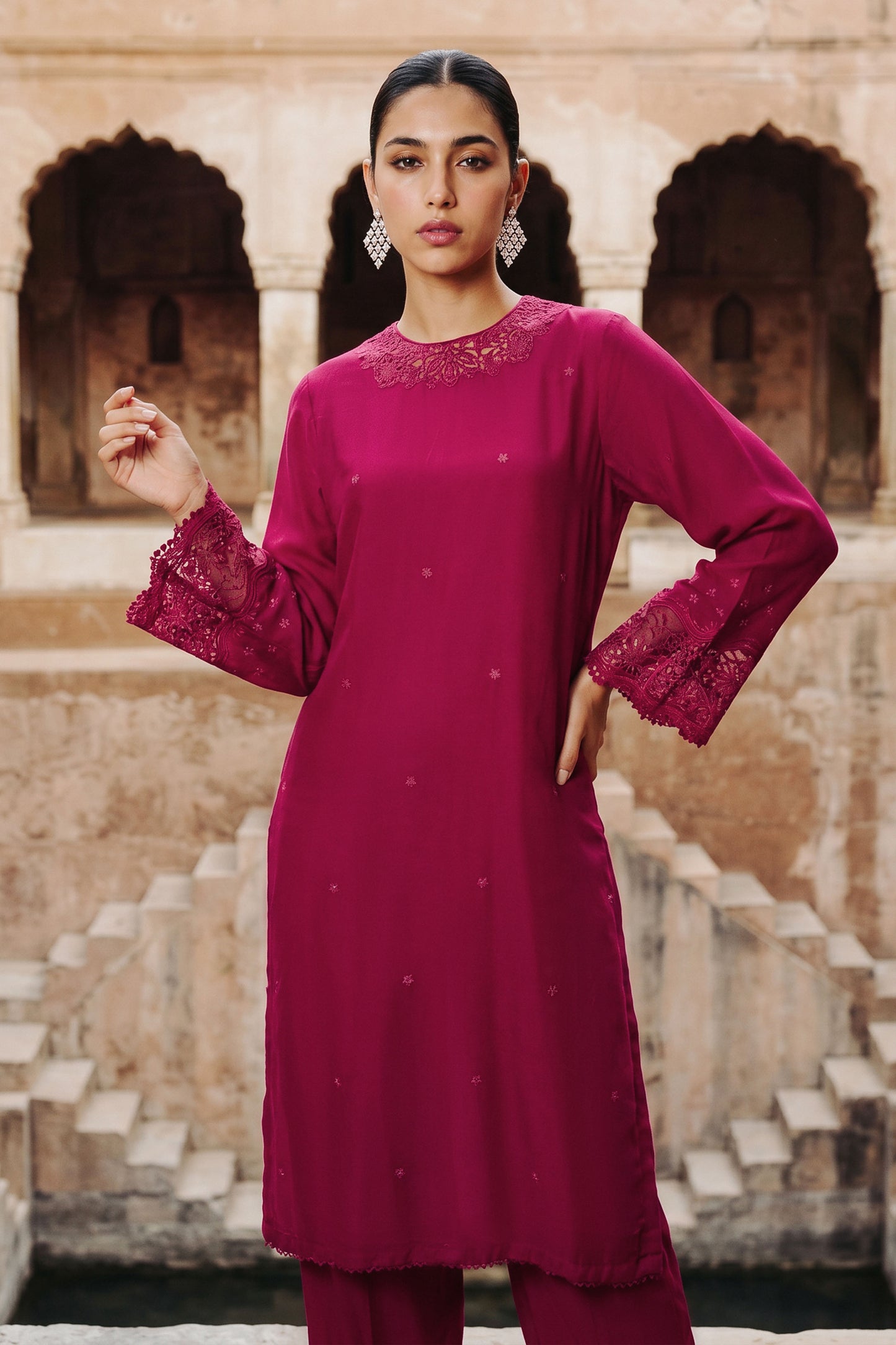 RAW SILK | EMBROIDERED