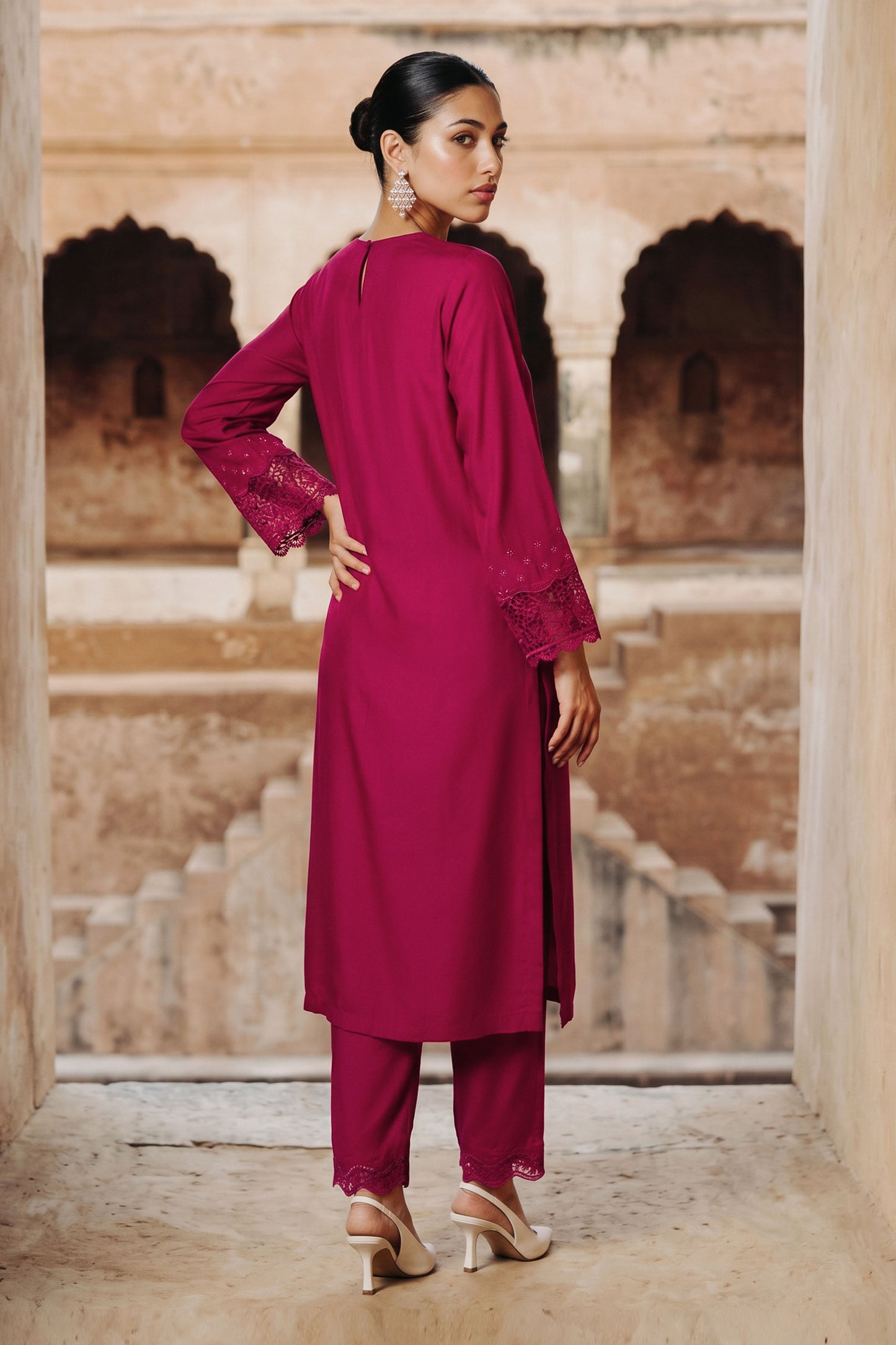 RAW SILK | EMBROIDERED