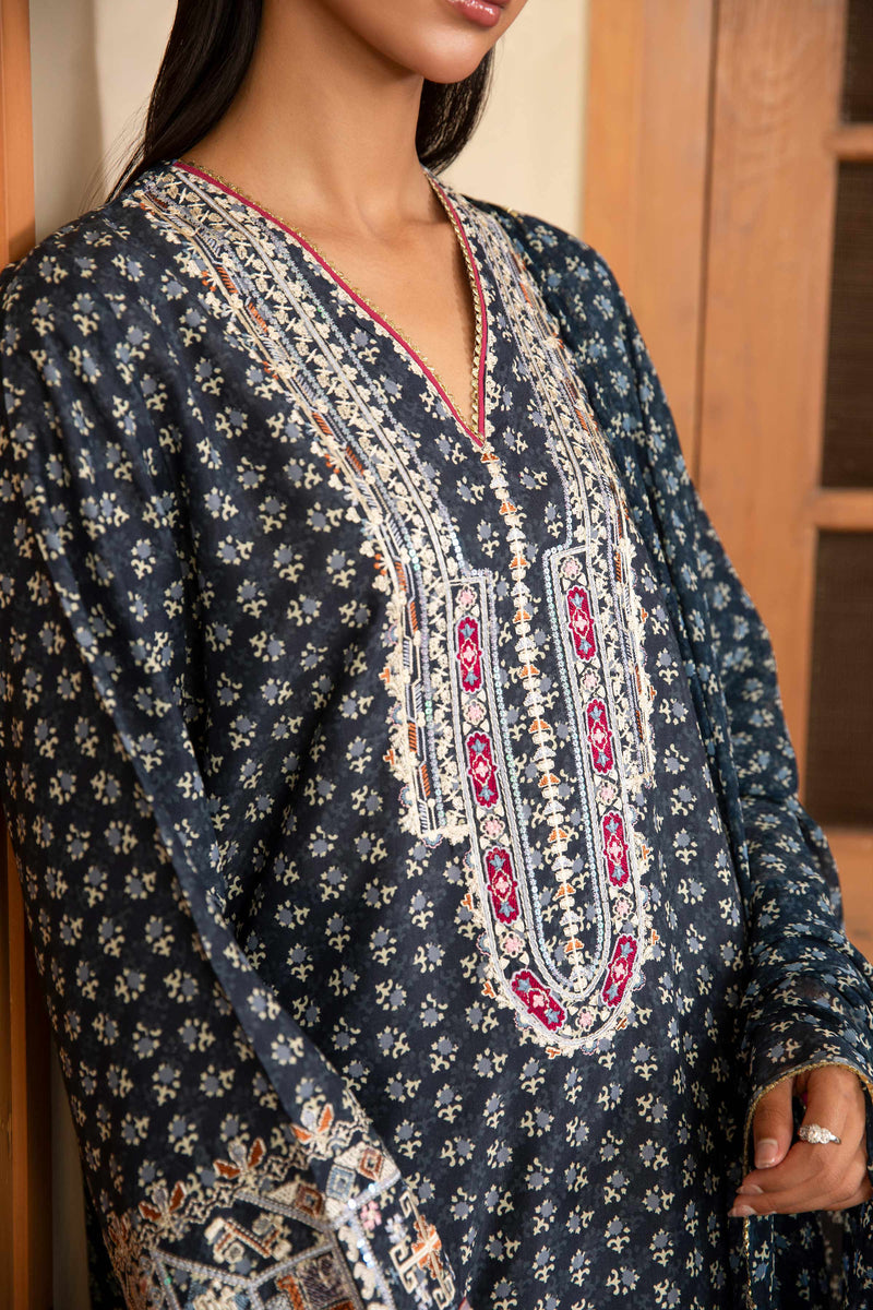 RAW SILK | EMBROIDERED