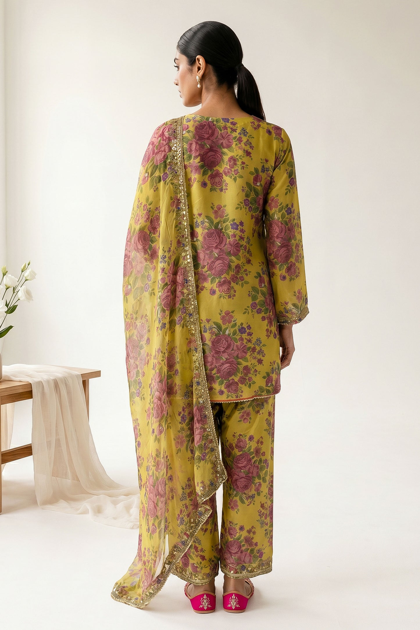 RAW SILK | EMBROIDERED