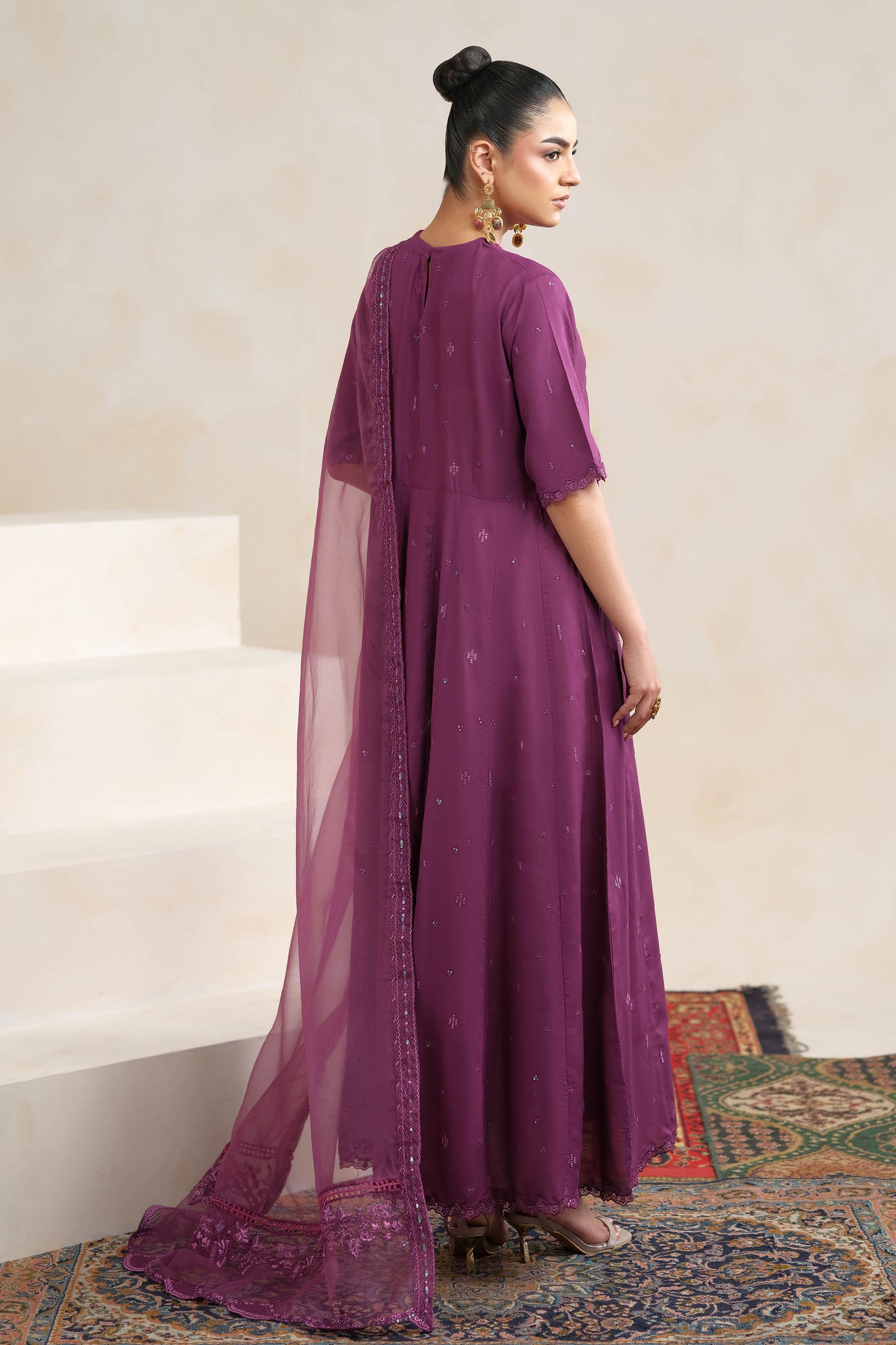RAW SILK | EMBROIDERED