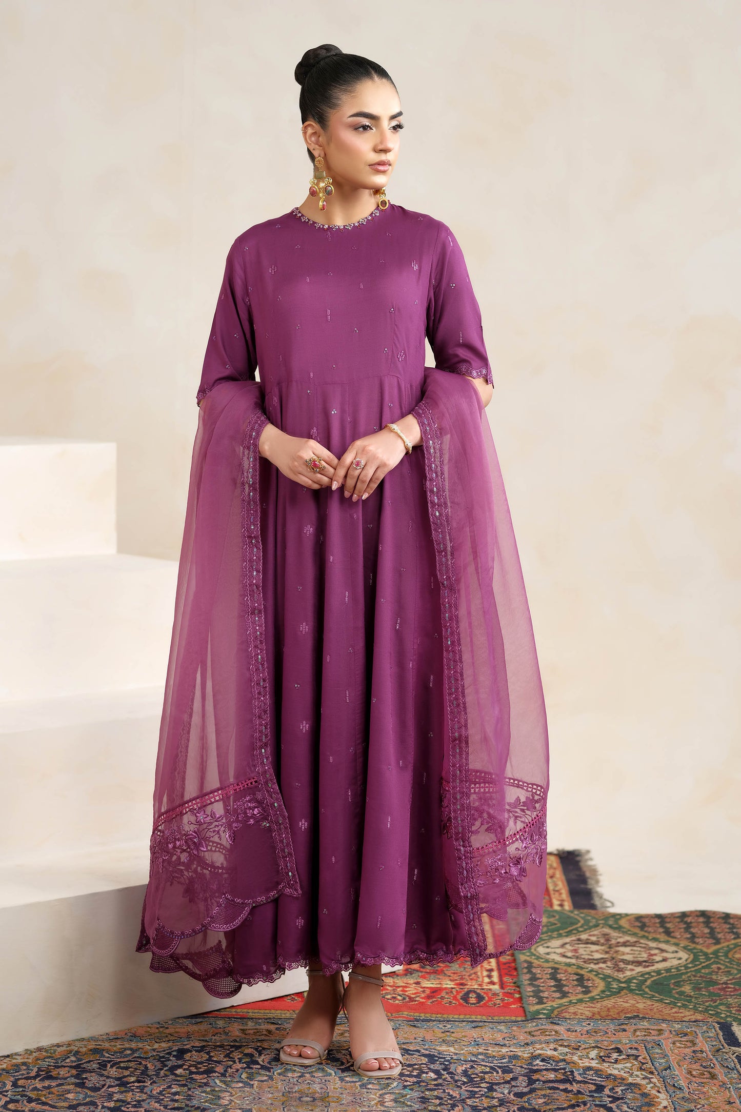 RAW SILK | EMBROIDERED