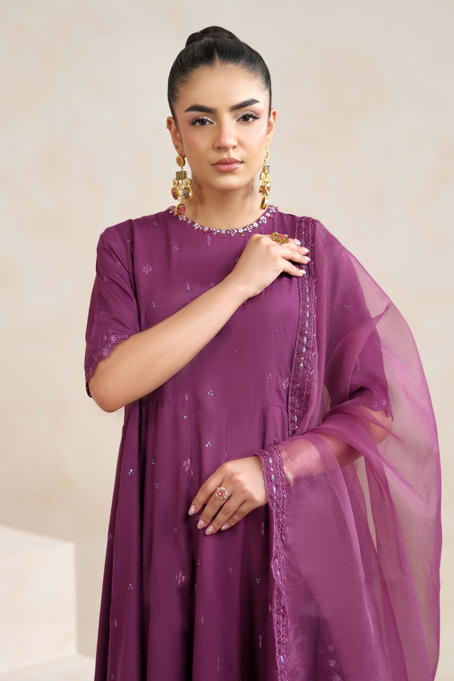 RAW SILK | EMBROIDERED