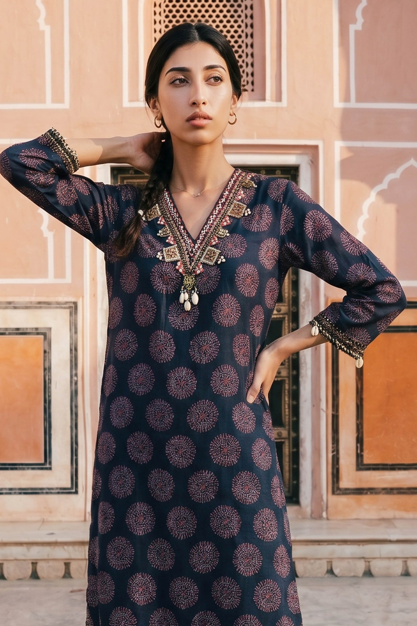 RAW SILK | EMBELLISHED