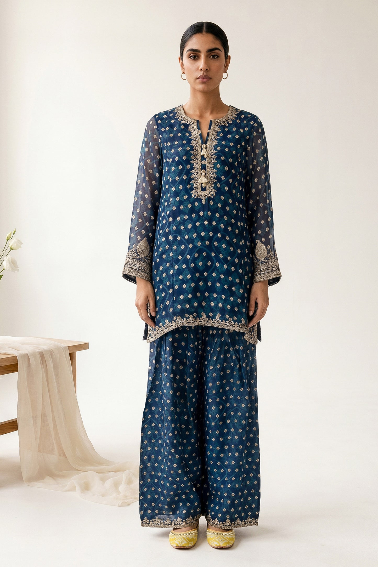 CHIFFON | EMBROIDERED