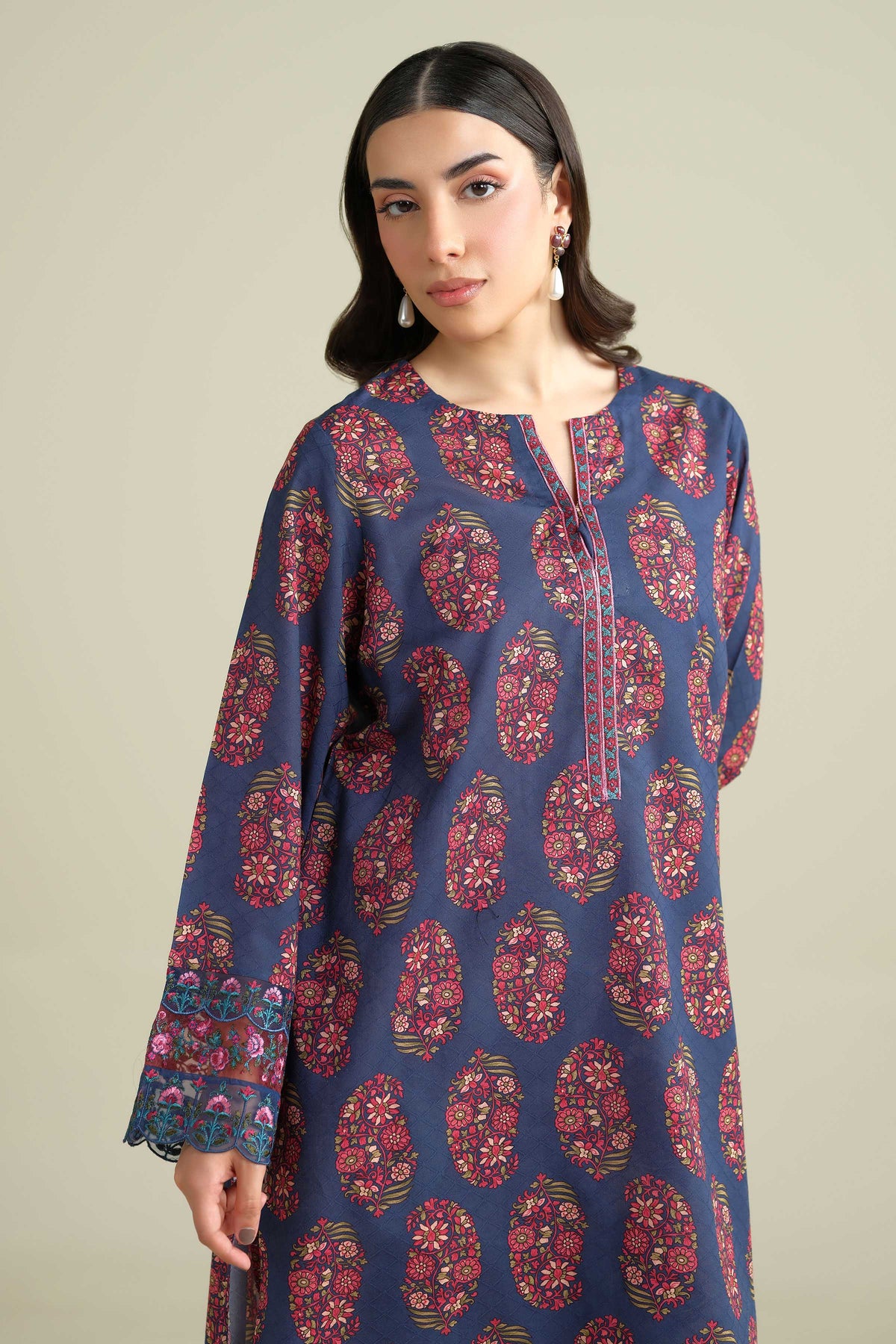 SELF JACQUARD | EMBROIDERED