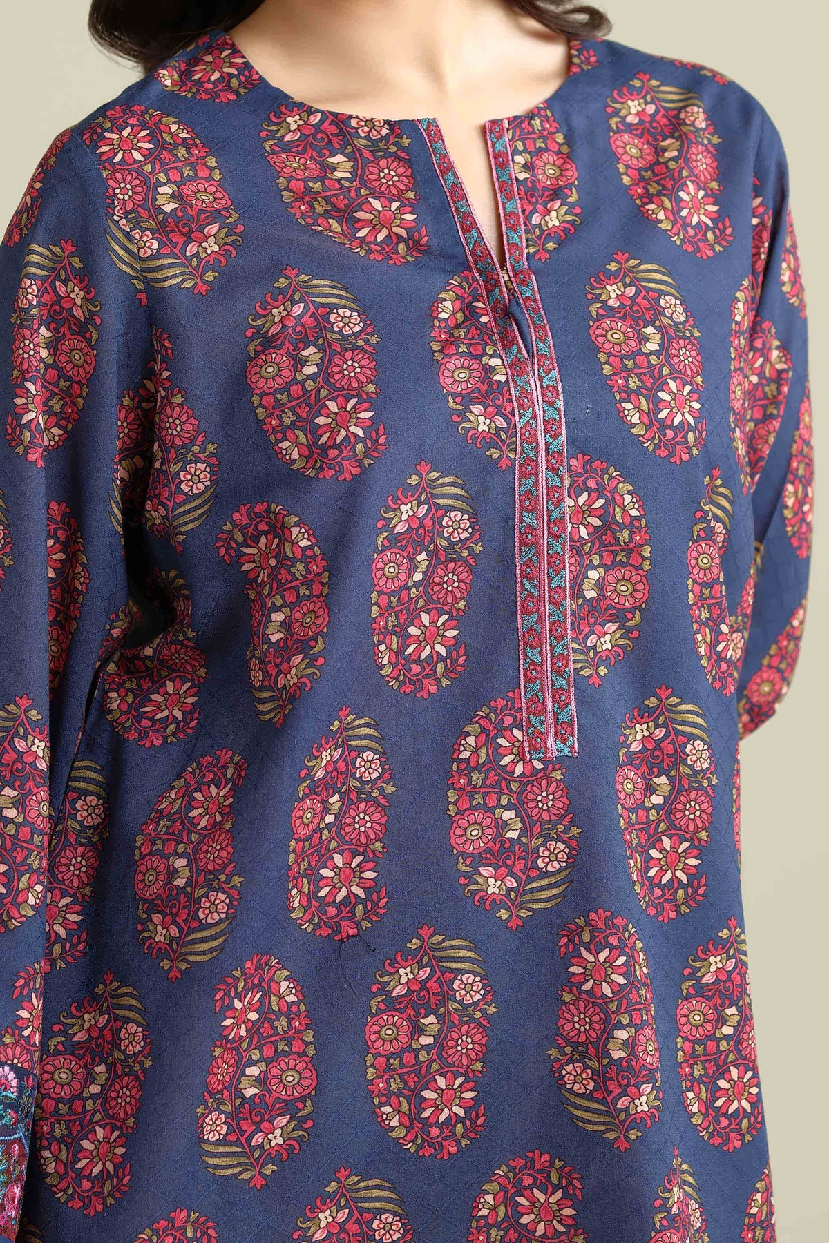 SELF JACQUARD | EMBROIDERED
