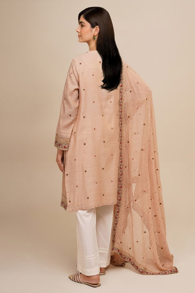 2 Piece - Embroidered Zari Slub Suit - KPW24-P3008-8