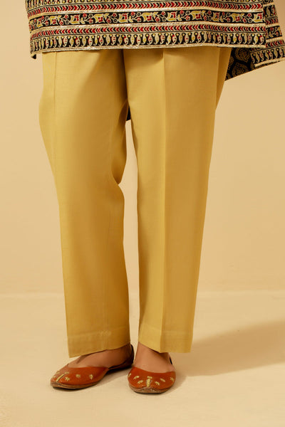 Dyed Khaddar Trousers - KPW24-P3094-94 - Shop Now at Kayseria