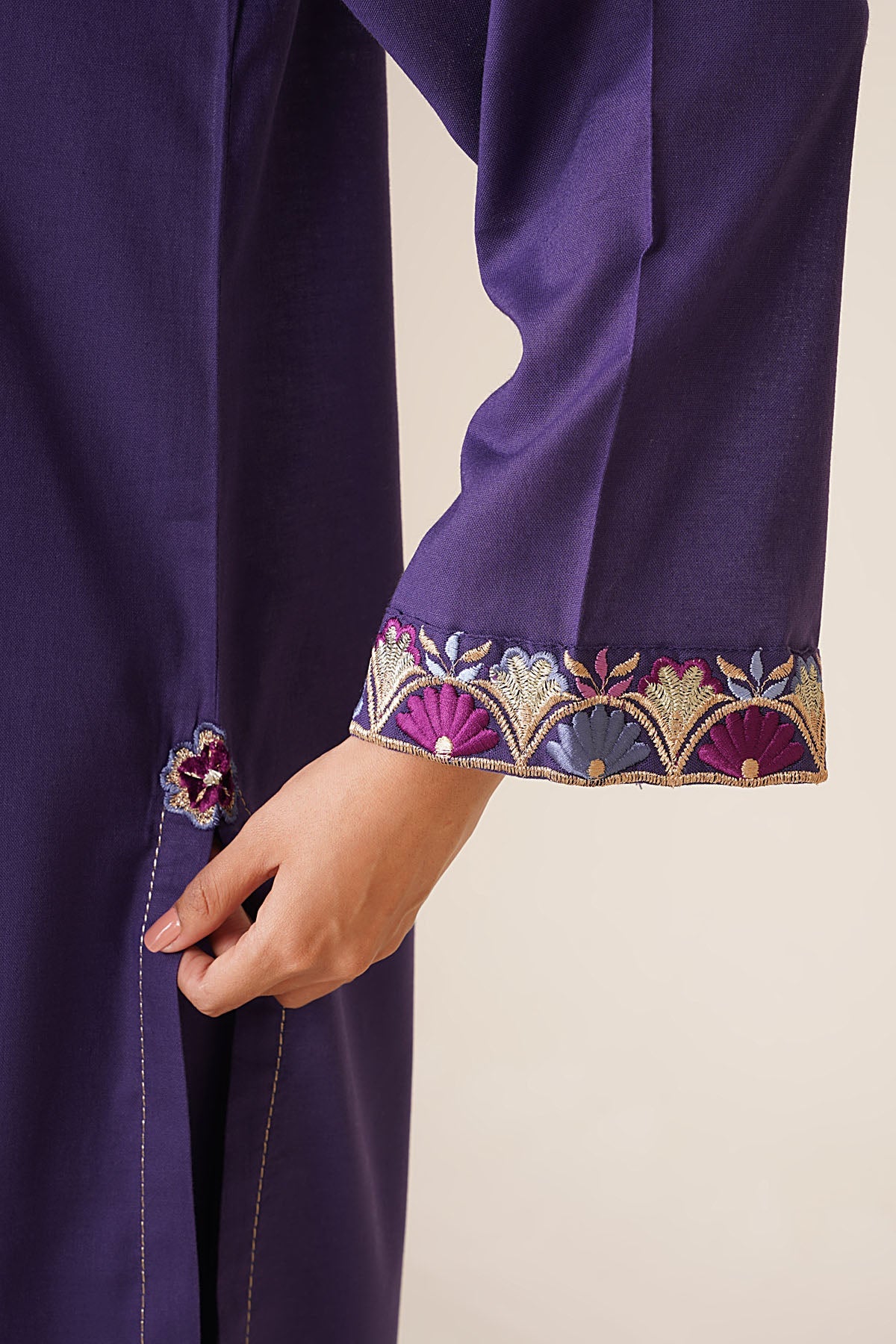 2 Piece - Embroidered Khaddar Suit - KPW24-P3141-141