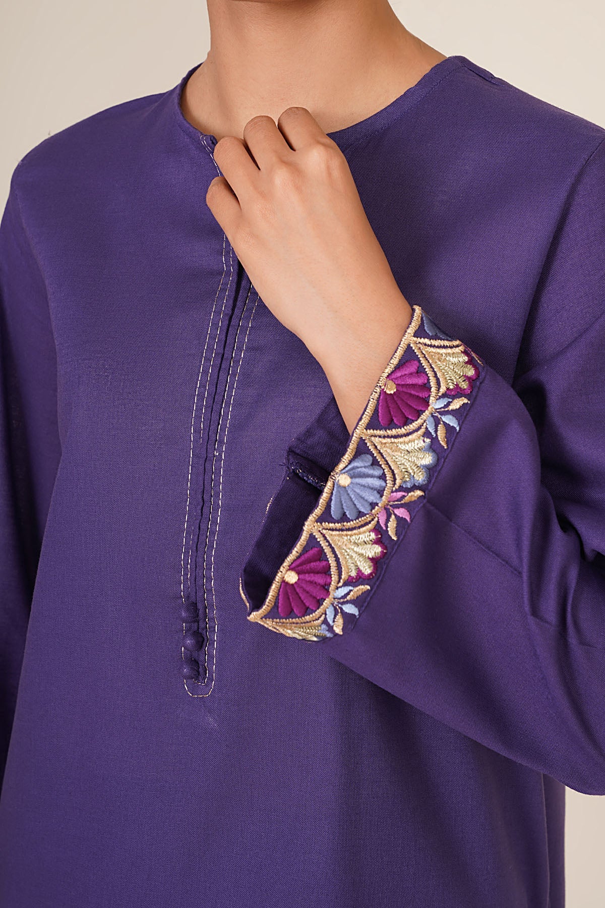 2 Piece - Embroidered Khaddar Suit - KPW24-P3141-141
