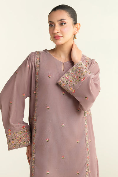 Embroidered Velvet Shirt - KPW24-P3145-145