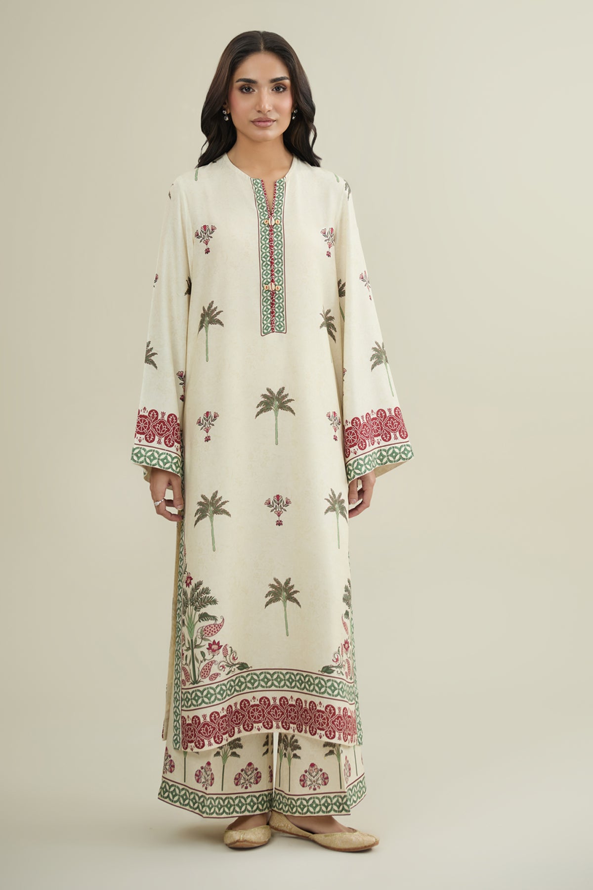 2 Piece - Printed Suit - KPW25-P3676 - Shop Now at Kayseria