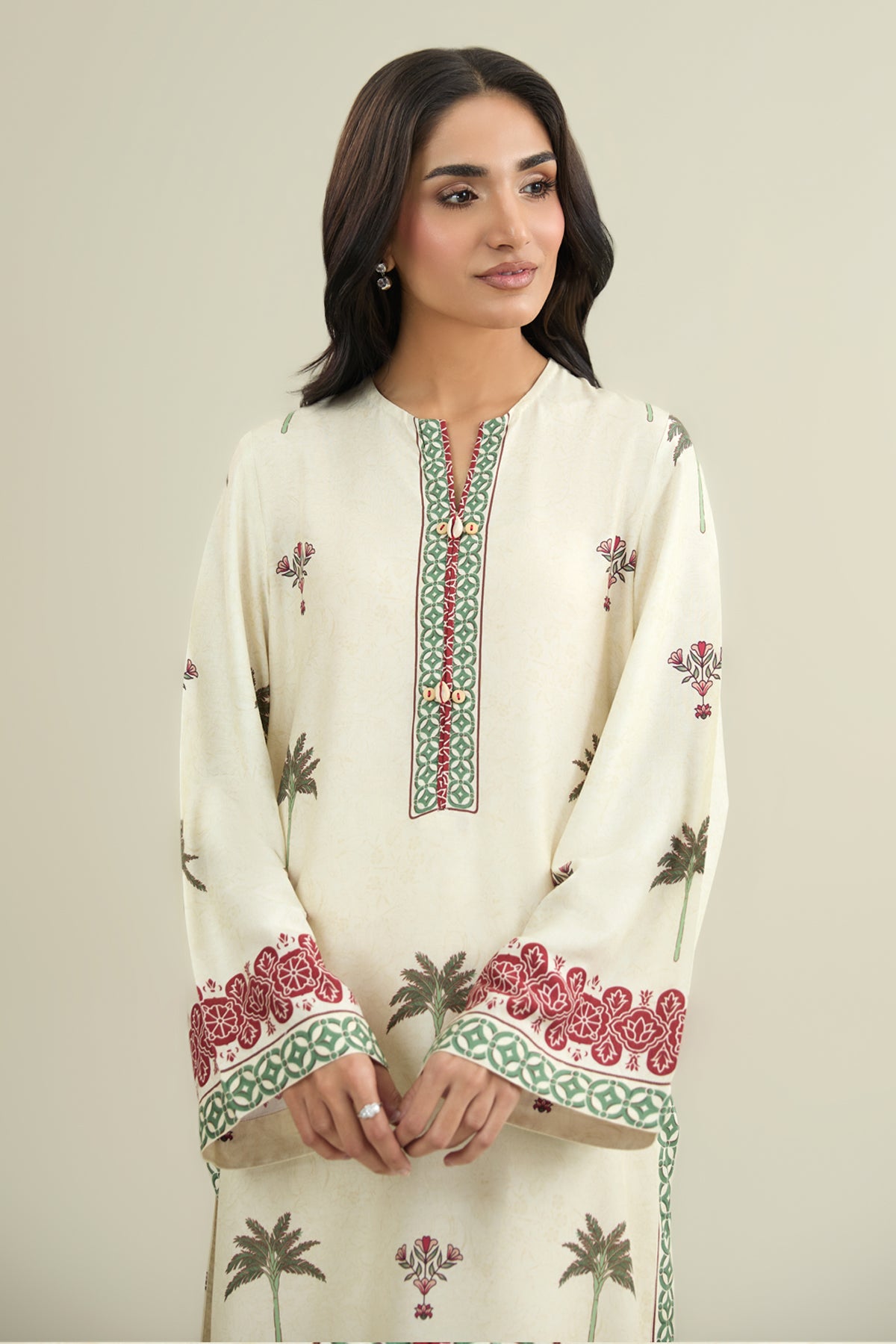 2 Piece - Printed Suit - KPW25-P3676 - Shop Now at Kayseria
