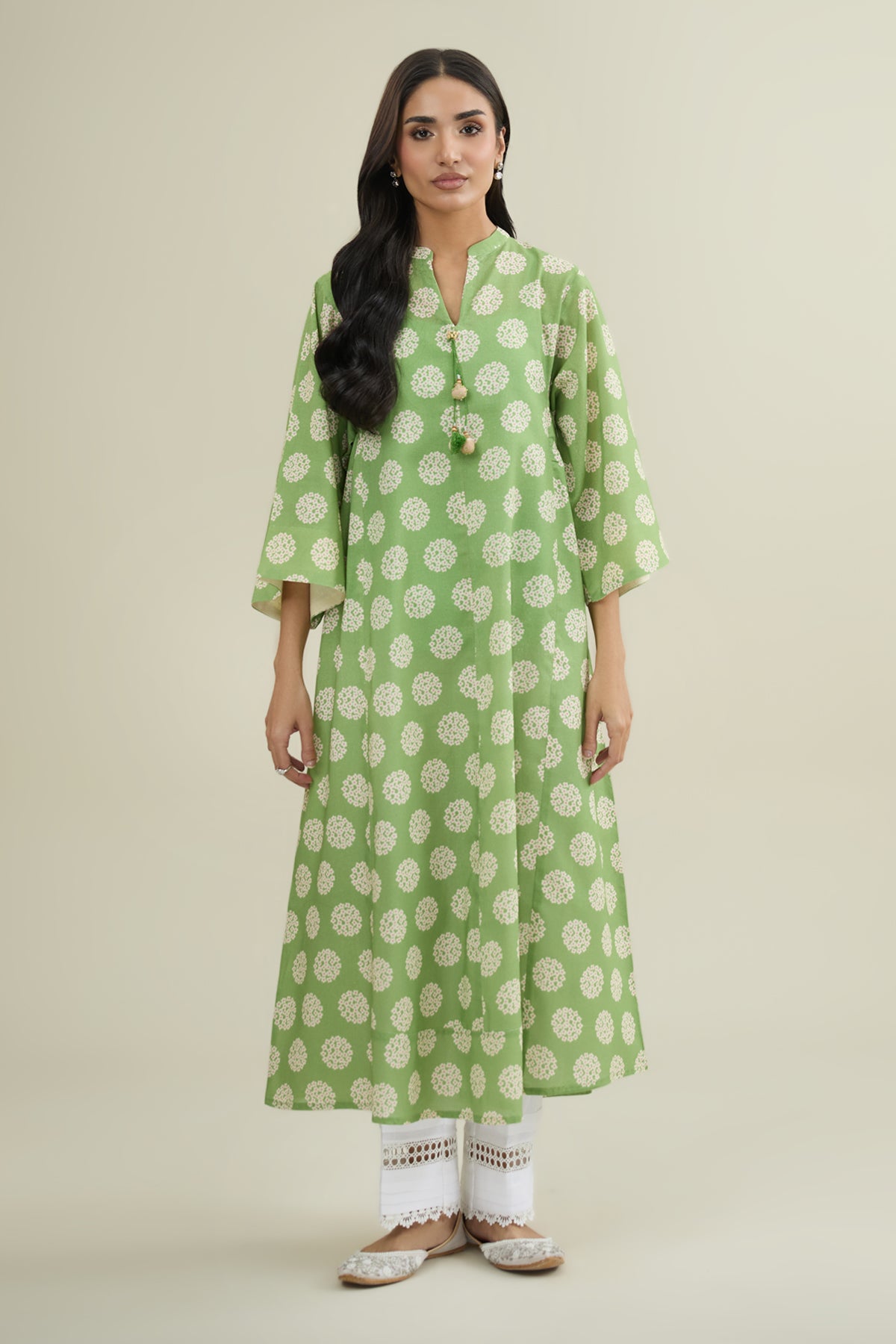 Printed Khaddar Shirt - KPW25-P3687 - Shop Now at Kayseria