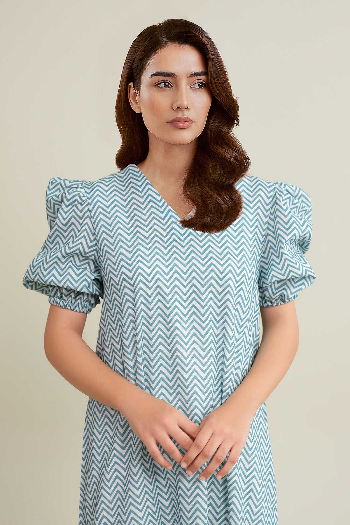 Printed Khaddar Shirt - KPW25-P3693