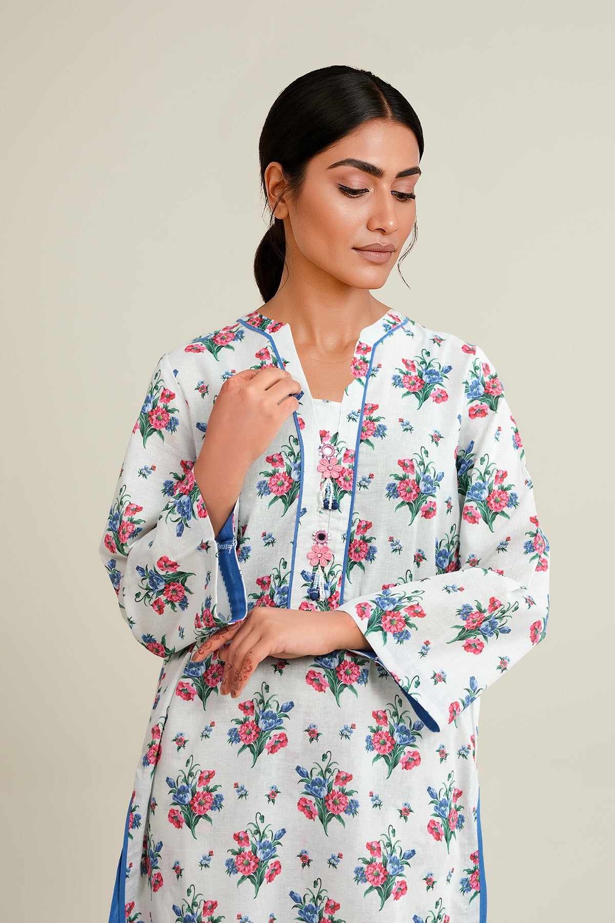 2 Piece - Printed Khaddar Suit - KPW25-P3706