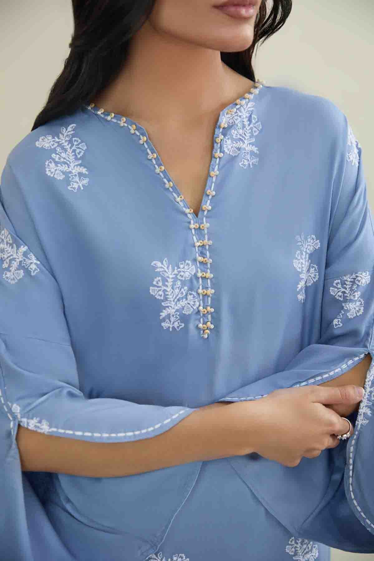 LINEN | EMBROIDERED | KPW25-P3752