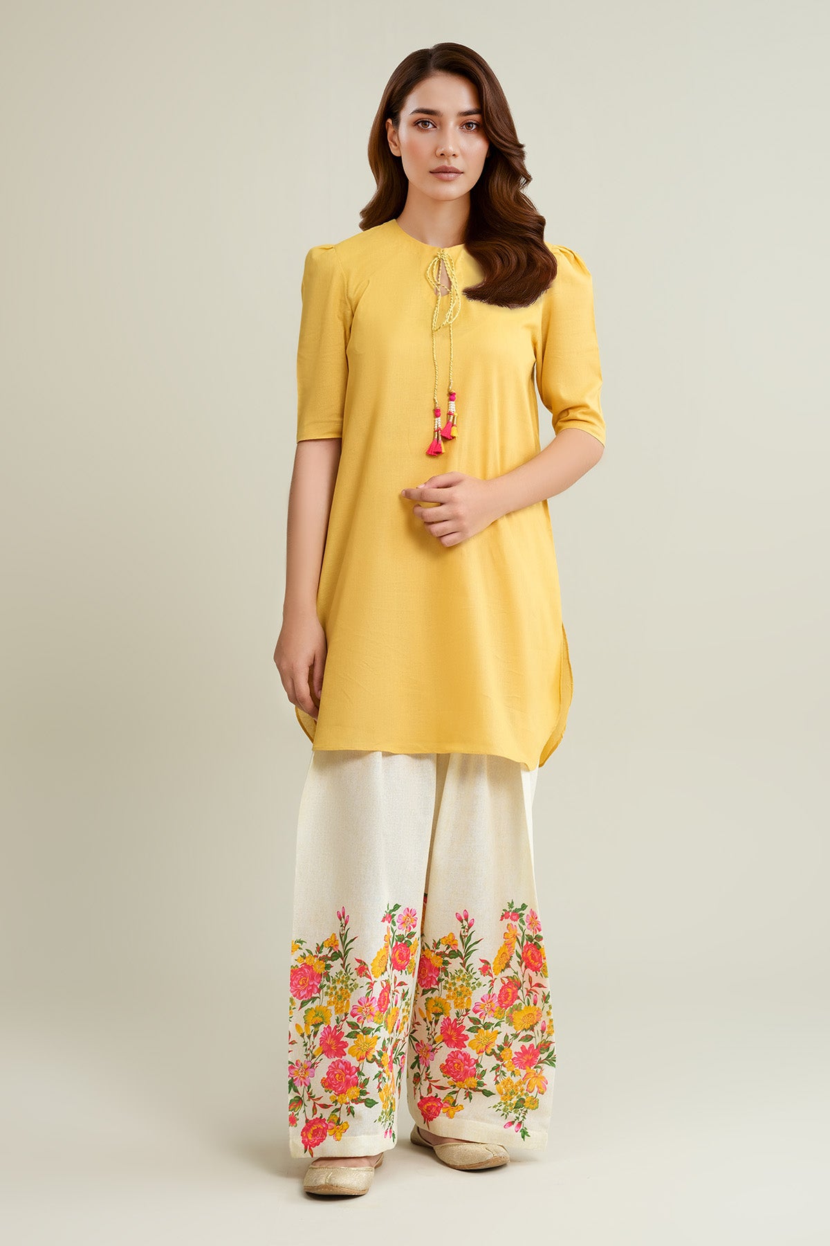 2 Piece - Dyed Khaddar Suit - KPW25-P3756
