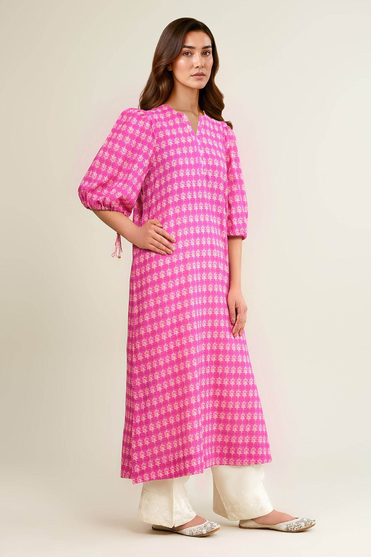 Printed Khaddar Shirt - KPW25-P3761