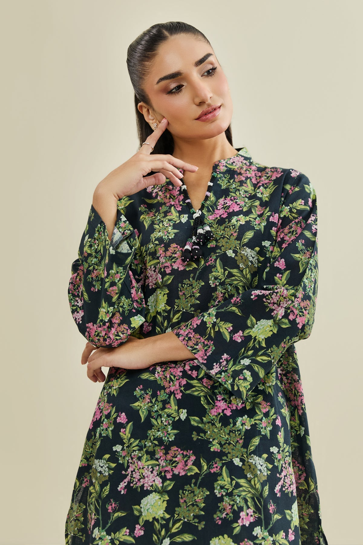 2 Piece - Printed Khaddar Suit - KPW25-P3765 - Shop Now at Kayseria