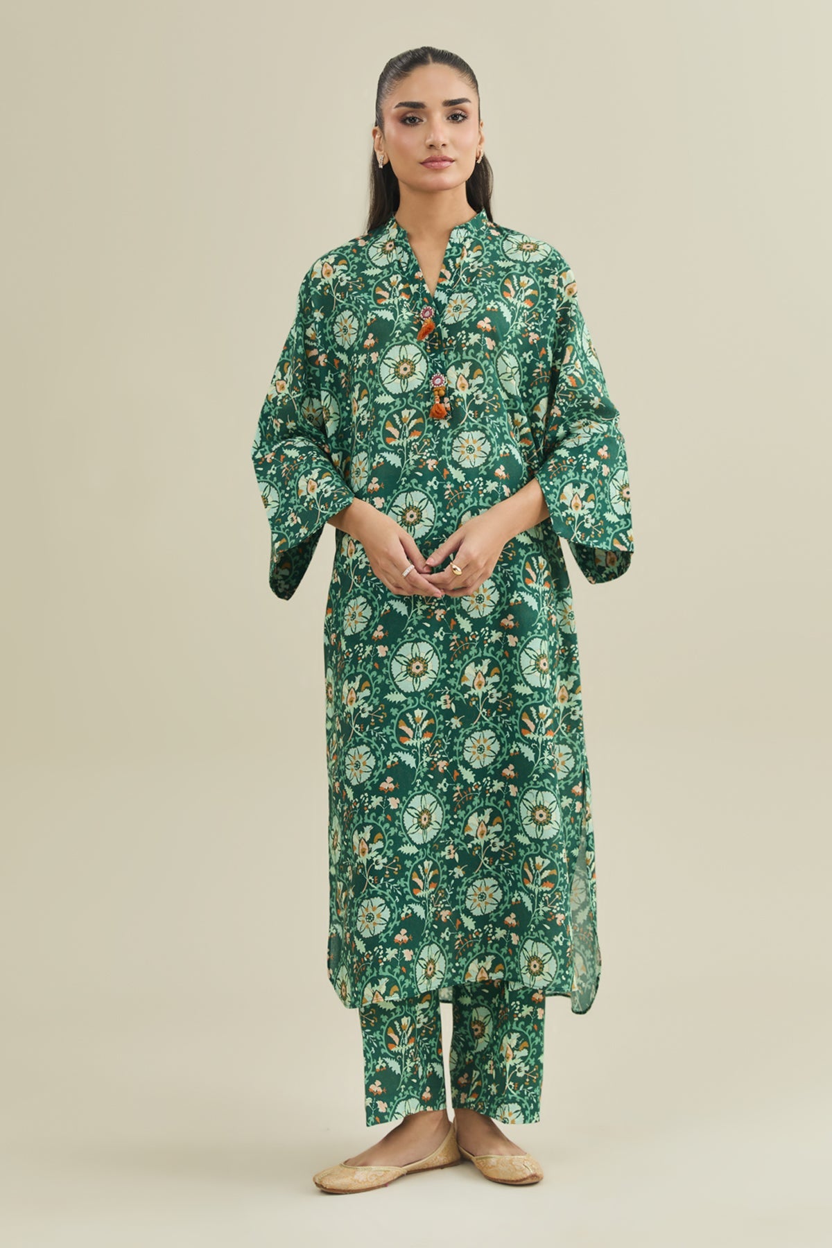 2 Piece - Printed Suit - KPW25-P3768 - Shop Now at Kayseria